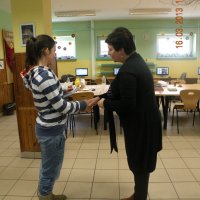 Zobacz w powiększeniu: Wręczenie nagród w konkursie ortograficznym i plastycznym (2)